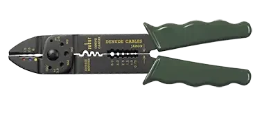 Pince à sertir pour cosses isolées et nues capacité 1,5 à 6,0 mm² - AGI Robur - 223005