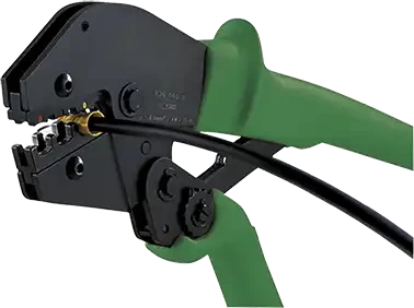 Pince à sertir à cliquet pour cosses isolées capacité 0,5 à 6,0 mm² - AGI Robur - 223011