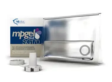 Gel silicone réaccessible bleu transparent, 0,24 l, en sachets - AGI Robur - 231012