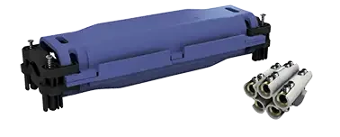 Boite de jonction 0,6/1kv, ipx8, avec gel isolant et connecteurs. 5 p 6-25mm² - AGI Robur - 232014