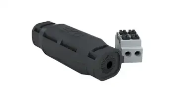 Boite de jonction 0,6/1kv, 24 a ip68 avec gel et connecteur 2p 0,5-1,5 mm² - AGI Robur - 232200