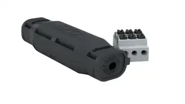 Boite de jonction 0,6/1kv, 24 a ip68 avec gel et connecteur 3p 1,5-2,5 mm² - AGI Robur - 232204