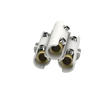 Connecteur aluminium étamé isolé cylindrique, 3 pôles, 1,5 - 10 mm² - AGI Robur - 233114