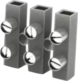 Connecteur aluminium étamé à serrage à vis, 3 bornes capacité 2,5-6mm² - AGI Robur - 233140