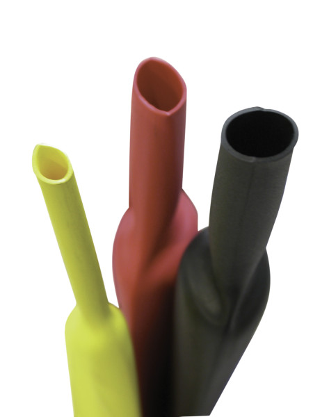 Gaine thermorétractable, barre de 1 m, rétreint 2:1, diam. 3,2/1,6 mm, gris - AGI Robur - 234072