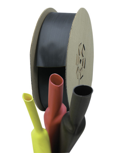 Gaine thermorétractable, rétreint 2:1, bobine de 30m, diam 38/19mm, rouge - AGI Robur - 234390