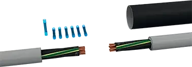 Kit gaine thermo. avec scellant et 30 cosses 1,5-2,5mm². long 500mm. - AGI Robur - 234684