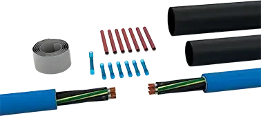 Kit gaine thermo. antifeu et 7 cosses 1,5-2,5mm². long 250mm. - AGI Robur - 234692