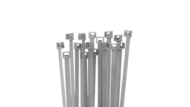 Collier de frettage polyamide 6.6 blanc, 7,5x240 mm, sachet de 100 - AGI Robur - 236038