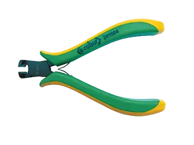 Pince coupante en bout long 115 mm, entrepassée, manches bimatière. - AGI Robur - 241004