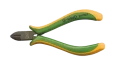 Pince coupante diagonale renforcée long 115mm, entrepassée, manches bimatière. - AGI Robur - 241007