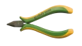 Pince coupante diagonale effilée long 115 mm, entrepassée, manches bimatière. - AGI Robur - 241009