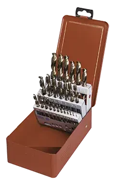 Coffret 19 forets hss cobalt, 1-10 mm. - AGI Robur - 262440