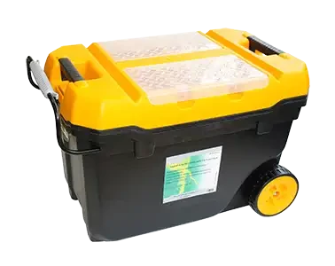 Caisse à outils avec roues 595 x 380 x 420mm - AGI Robur - 321114