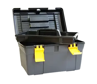 Boîte à outils plastique 395 x 255 x 237mm - AGI Robur - 321122