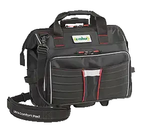 Sac roulant en toile 450x210x380 mm, poignée télescopique - AGI Robur - 322007