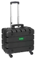 Valise 2 plateaux en pehd avec trolley et 4 roulettes pivotantes - AGI Robur - 322011