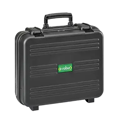 Valise 2 plateaux à poches, fermeture avec serrure, poignée ergonomique. - AGI Robur - 322039