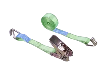 Sangle d'arrimage en deux parties avec cliquet tendeur et crochet, 25mm x 5m - AGI Robur - 326005