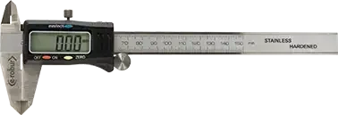 Pied à coulisse digital 150mm, chiffres 11mm, précision 0,02mm - AGI Robur - 331014