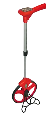 Odomètre digital, roue de 32 cm. capacité maxi 999 km. manche télescopique - AGI Robur - 331061