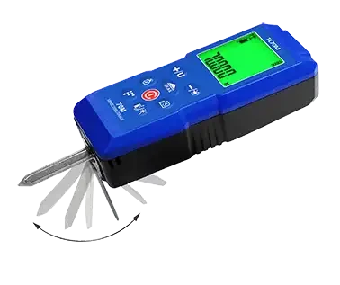 Télémètre laser portée 0.5 à 70m. multiples fonctions. boitier ip52. - AGI Robur - 331110