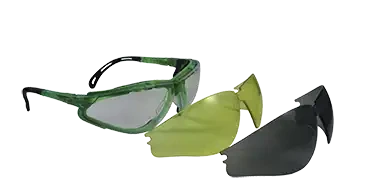 Lunettes de protection avec trois écrans interchangeables - AGI Robur - 331124
