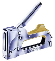 Agrafeuse chromée pour agrafes rectangulaires. - AGI Robur - 351013