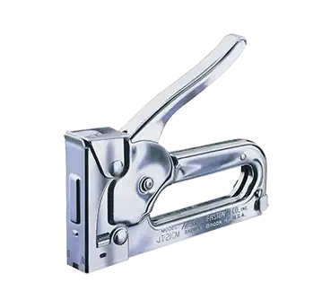 Agrafeuse chromée pour agrafes rectangulaires. - AGI Robur - 351017