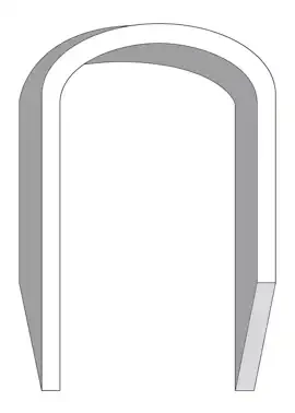 Agrafe câble diam 5mm, boite 5000 pièces, long 10mm - AGI Robur - 352001