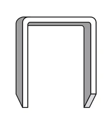 Agrafe plates 9mm, boite 5000 pièces, long 8mm - AGI Robur - 352027