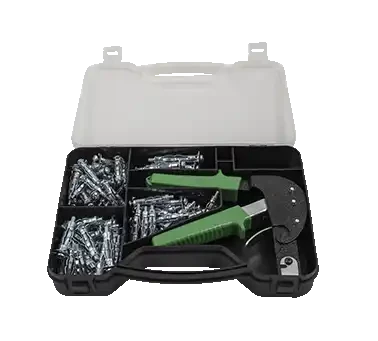 Coffret chevilles à expansion et vis  + pince 72 pcs - AGI Robur - 353040