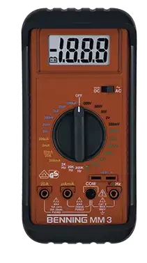 Multimètre cat iii 300v, 0,1mv-600v ac, 0,1mua-20a ac - AGI Robur - 361023