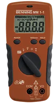 Multimètre cat iii 600v, 0,1mv-750v ac, détecteur de courant sans contact. - AGI Robur - 361049