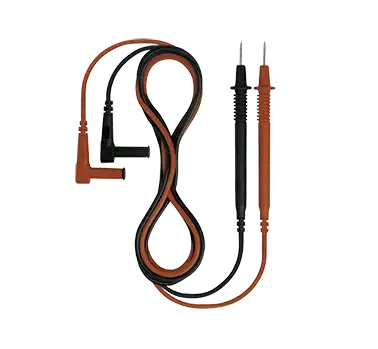 Cordon de mesure cat iv 600v, cat iii 1000v, 1,40m, pointes 2mm - AGI Robur - 361077