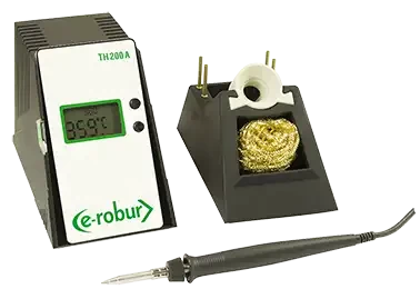 Station de soudage digitale antistatique, 68w, livrée avec support et éponge. - AGI Robur - 381110