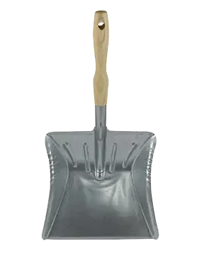 Pelle à poussière et gravas, acier galvanisé, manche bois, largeur 220 mm - AGI Robur - 393227