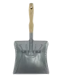 Pelle à poussière et gravas, acier galvanisé, manche bois, largeur 220 mm - AGI Robur - 393227