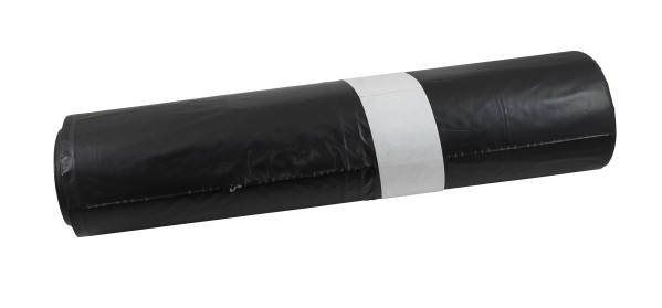 Sacs poubelle, 130 l, 55 mu, rouleau de 25 pièces - AGI Robur - 393228