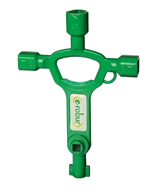 Clé universelle pour armoires électriques. fonction décapsuleur. - AGI Robur - 394026