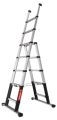 Echelle télescopique combinée, 7+3 échelons. fermée 0,79m, ouverte 3,80m  - AGI Robur - 396207