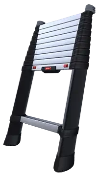 Echelle télescopique profil triangulaire. fermée 0,79m, ouverte maxi 3,80m - AGI Robur - 396252