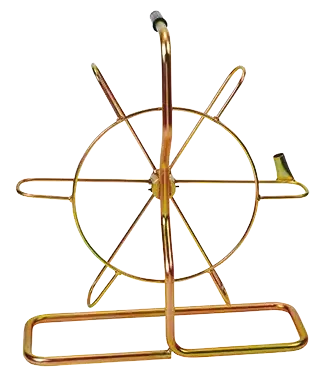 Touret vertical acier zingué diamètre 320 mm pour aiguille tire-fil - AGI Robur - 398620