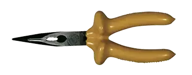 Pince à becs 1/2 ronds coudés longueur 160 mm - AGI Robur - 431471