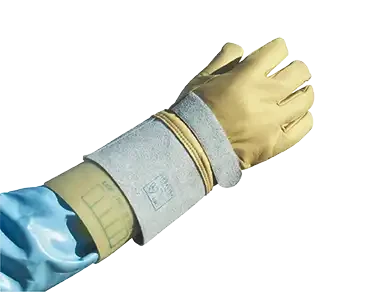 Sur-gants en cuir siliconé taille 8 - AGI Robur - 431628