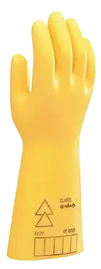 Gants isolants en latex t8, classe 0 1000v - AGI Robur - 431804