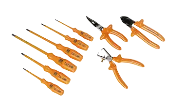 Composition 9 outils isolés, isolés 1000v - AGI Robur - 432261