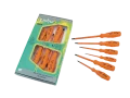 Coffret 6 tournevis isolés 1000v pz1-2, plats 2,5-4-5,5-6,5mm - AGI Robur - 433119
