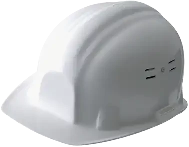 Casque de chantier blanc, en397 - AGI Robur - 436056