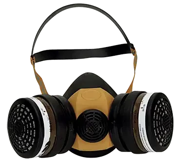 Demi masque respiratoire prévu pour deux filtres, en140 - AGI Robur - 436063